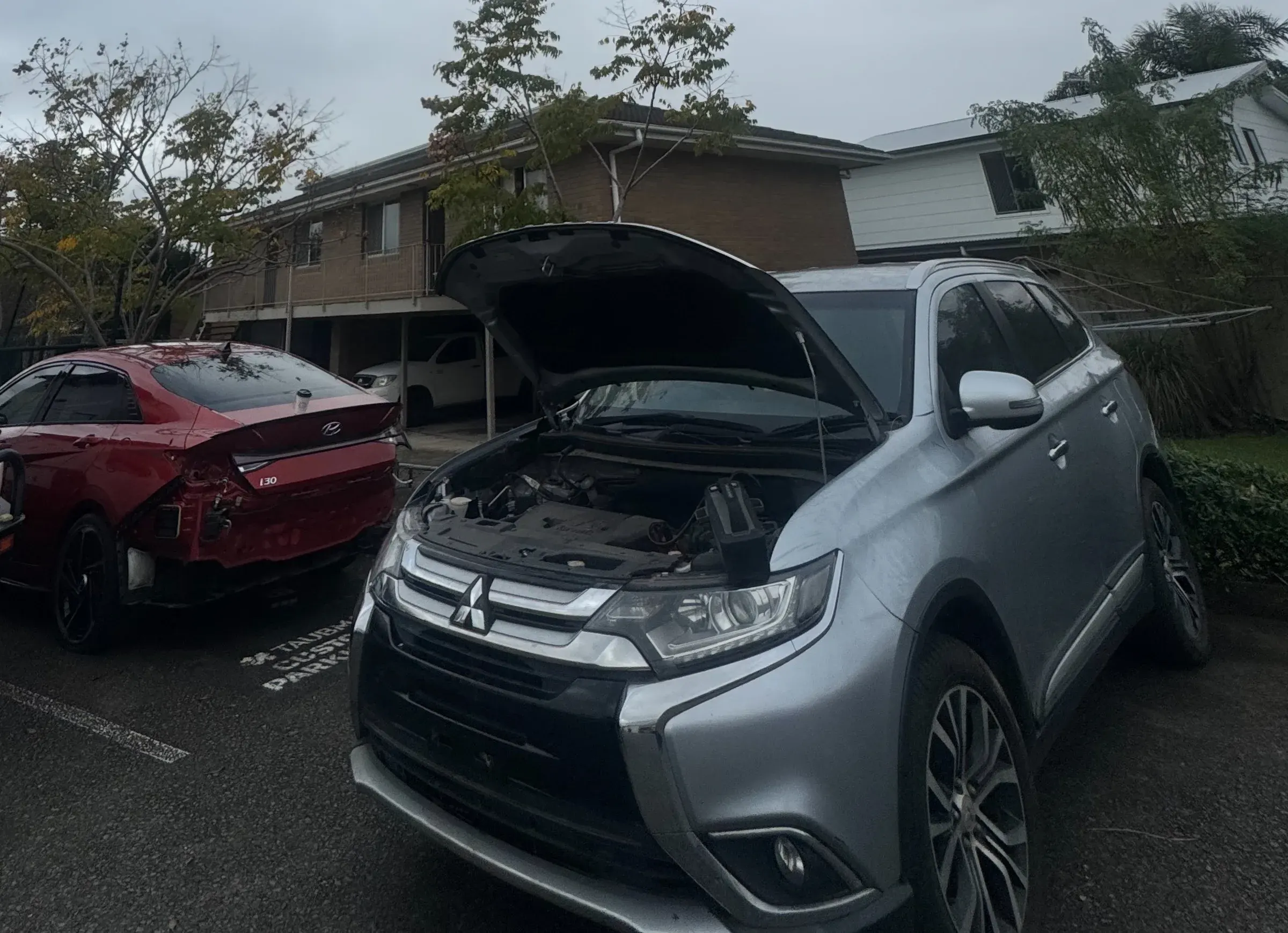 SUV with a mechanical fault collected for cash
